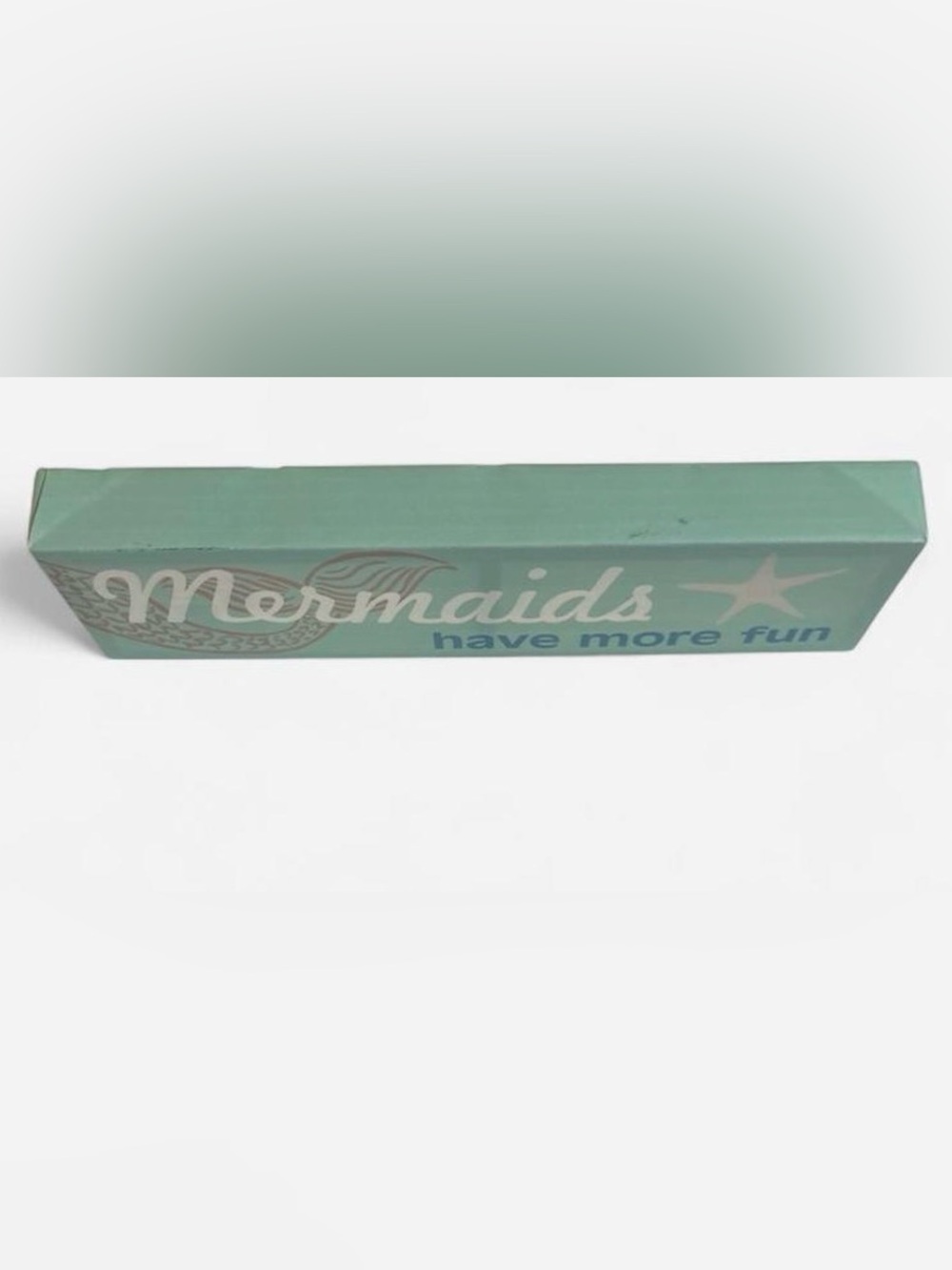 Target Teal 'Mermaids Have More Fun' Decorative Bath Sign